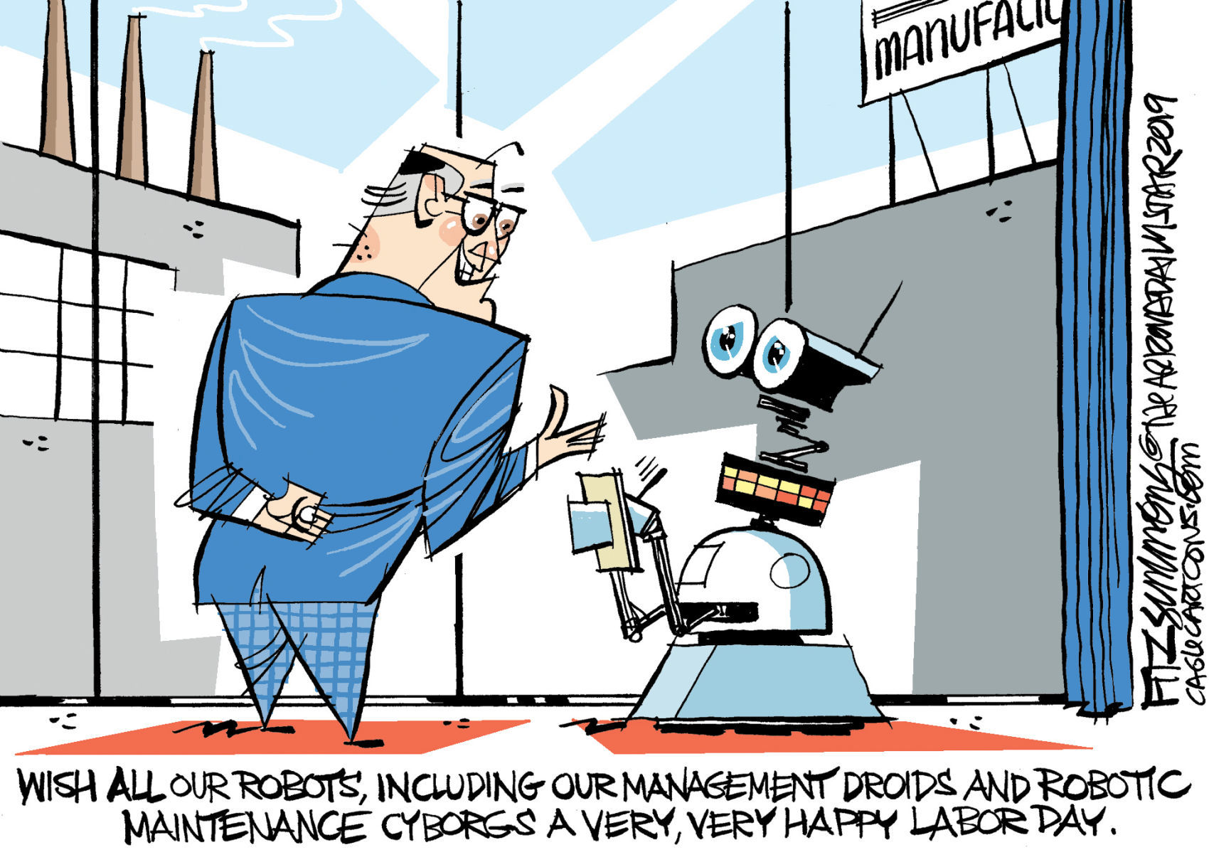Daily Fitz Cartoon: Labor Day